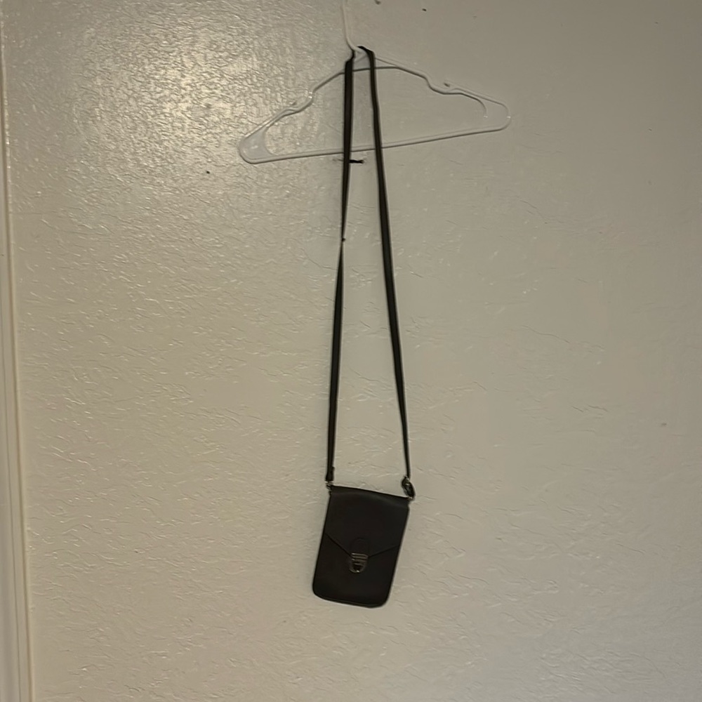Grey small purse.